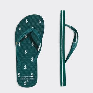 Vineyard Vines Kentucky Derby Money Maker Flip Flops 8